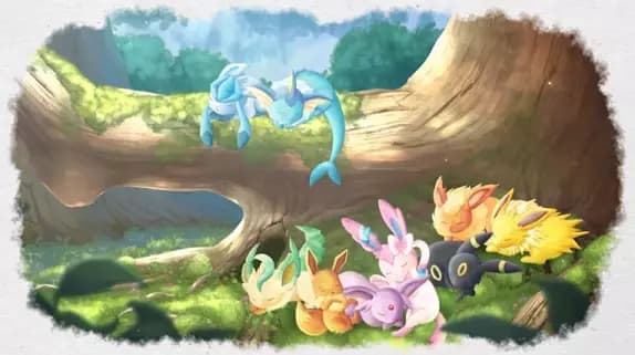 Eevee to Colorful Friends poster