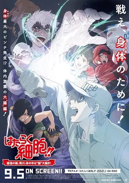 Hataraku Saibou!! Saikyou no Teki, Futatabi. Karada no Naka wa "Chou" Oosawagi! poster