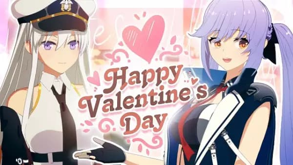 Azur Lane Valentine Special Mission poster