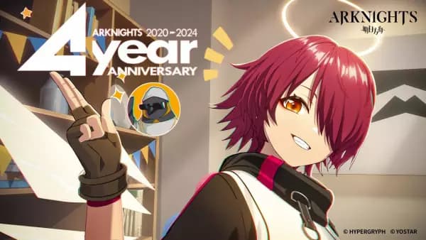 Arknights 4th Anniversary PV poster
