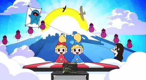 Kana Kana Kazoku: Shinnen no Goaisatsu poster